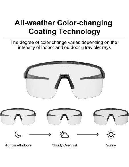 Gafas de Ciclismo INBIKE Foto-cromáticas Anti-vaho UV400