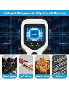 Buscador de Estudio FOLAI SY01-B - Detector 5 en 1 LCD HD 2