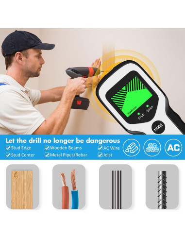 Buscador de Estudio FOLAI SY01-B - Detector 5 en 1 LCD HD