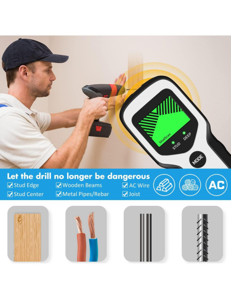 Buscador de Estudio FOLAI SY01-B - Detector 5 en 1 LCD HD