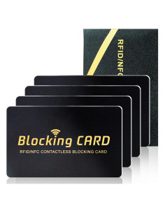 Tarjeta Bloqueadora RFID Schembo - Protección Completa para Billetero