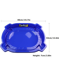 Estadio de Batalla 17Tek Azul 2 para Juguetes Beyblade 2