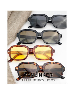 Gafas de sol polarizadas retro VL9832 unisex cuadradas 2