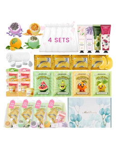 Kit de Spa 28Pcs BECHOICEN con Mascarillas y Bombas de Baño