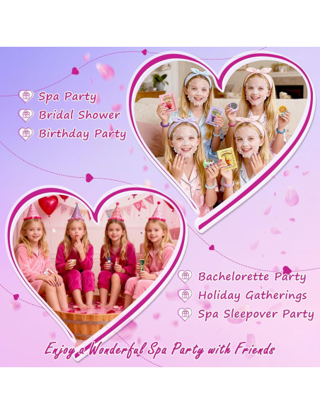 Kit de Spa 28Pcs BECHOICEN con Mascarillas y Bombas de Baño