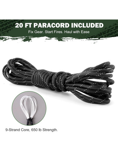 Tienda de Supervivencia Mylar 2 Personas con Silbato y Paracord