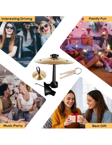 Cymbal de aire para auto WesGen CL001 - Oro, 166.5g