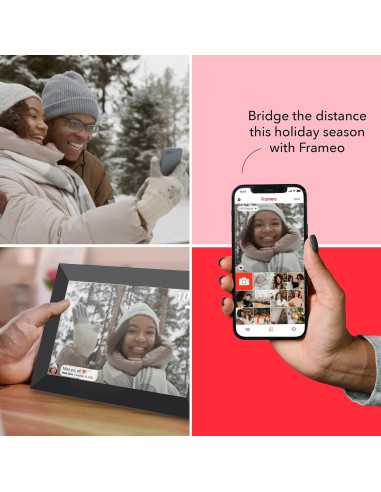 Marco de Fotos Digital WiFi Pastigio 10.1" Pantalla Táctil HD
