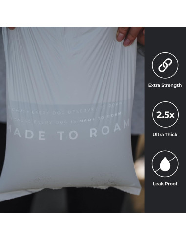 Bolsas de Excremento de Perro HECHO PARA DEAMBULAR 270 Unidades
