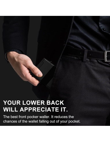 Billetera Inteligente Slim Furid para Hombres - Bloqueo RFID