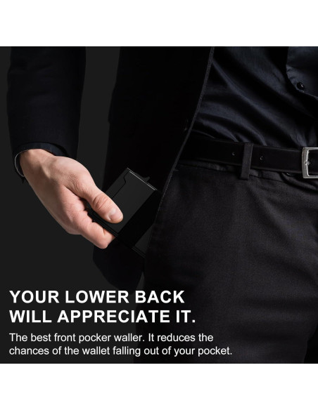 Billetera Inteligente Slim Furid para Hombres - Bloqueo RFID