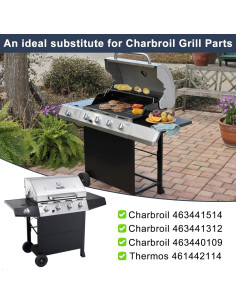 Kit de Repuesto Criditpid para Parrilla Charbroil 4 Quemadores 2