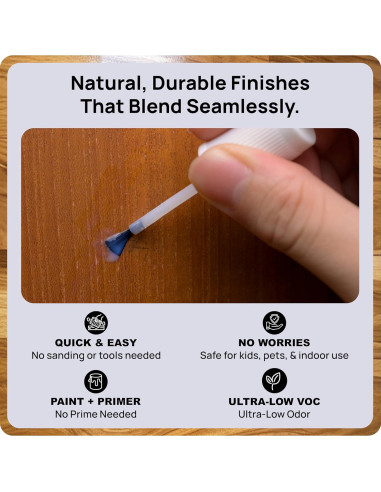 Capa Transparente Spot para Madera - Paquete de 2 Brillante y Mate