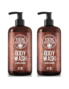 Gel de Ducha Natural Viking Revolution 354 ml Sándalo x2