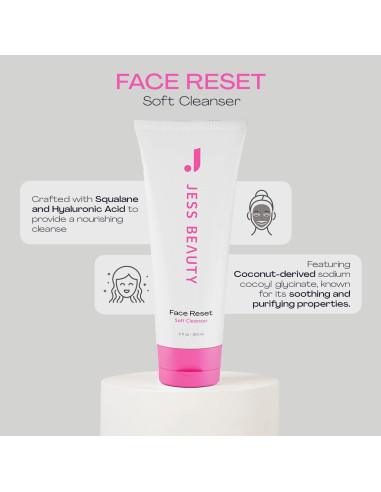 Limpiador Facial Suave Jess Beauty Face Reset 148 ml
