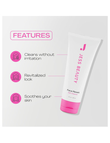 Limpiador Facial Suave Jess Beauty Face Reset 148 ml
