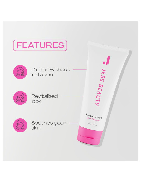Limpiador Facial Suave Jess Beauty Face Reset 148 ml