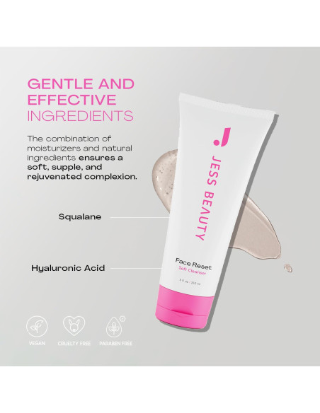 Limpiador Facial Suave Jess Beauty Face Reset 148 ml