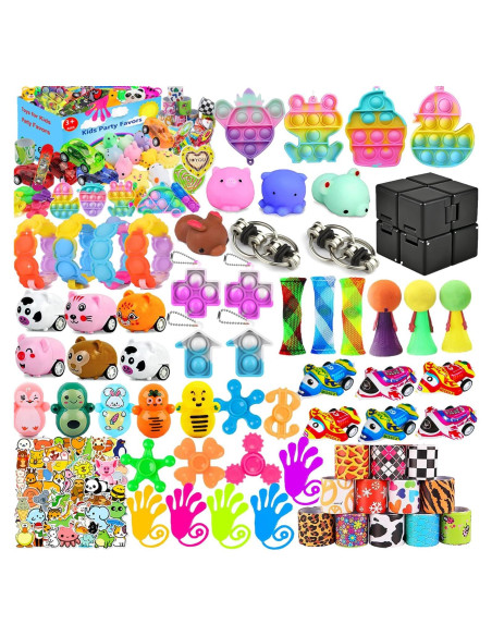 Juego de Juguetes Antiestrés 124 Pcs para Niños 4-12 Años