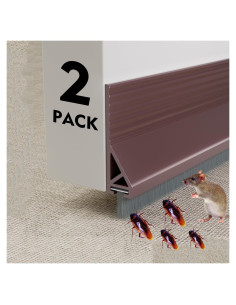 Paquete de 2 Barras de Barrido para Puertas WUMITI 99 cm