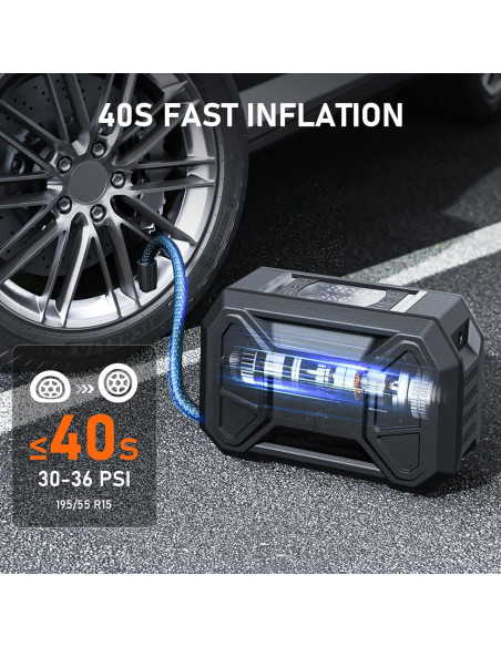 Compresor de Aire Portátil Pumptiva DC01 150 PSI 12V