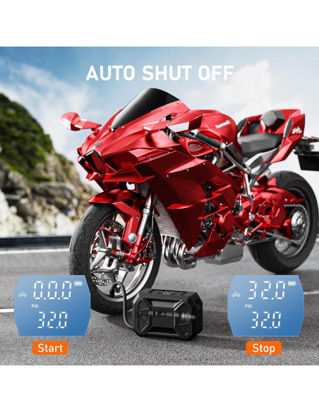 Compresor de Aire Portátil Pumptiva DC01 150 PSI 12V