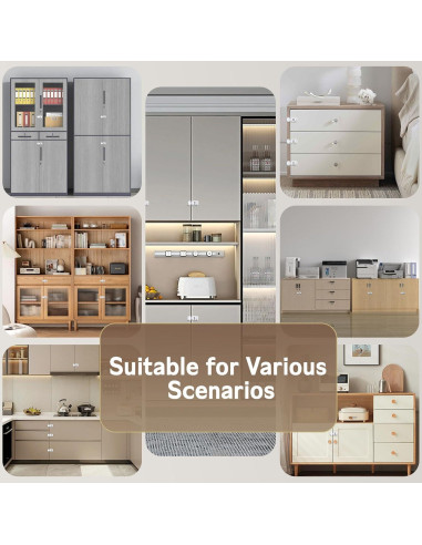 Cerradura de gabinete MeBantoo FY-Code Lock 002 blanca