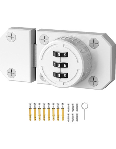 Cerradura de gabinete MeBantoo FY-Code Lock 002 blanca