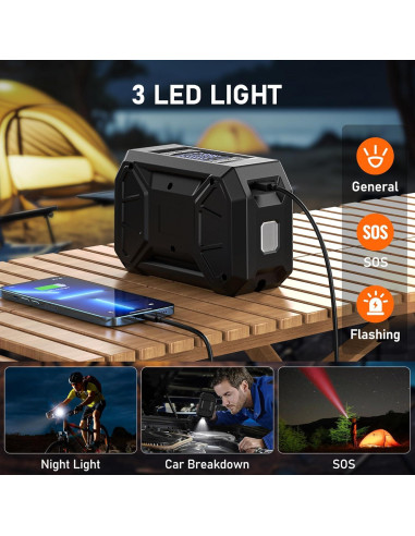 Compresor de Aire Portátil Pumptiva DC01 150 PSI 12V