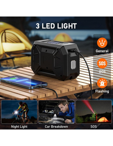 Compresor de Aire Portátil Pumptiva DC01 150 PSI 12V