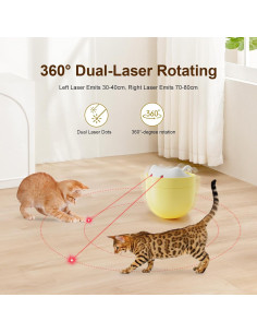 Juguete Láser Automático para Gatos FuroClaw - 3 Modos, Recargable 2