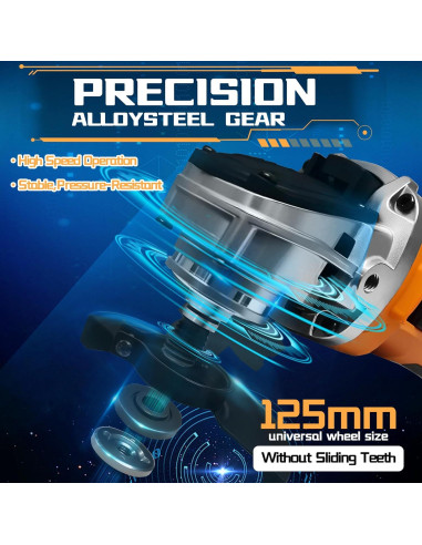 Amoladora Angular Inalámbrica DEWALT 20V 4-1/2" 8500RPM