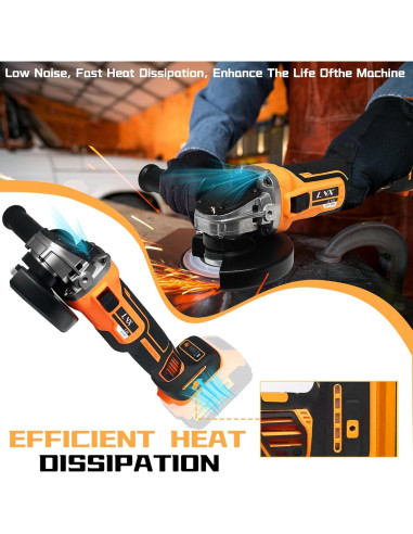 Amoladora Angular Inalámbrica DEWALT 20V 4-1/2" 8500RPM