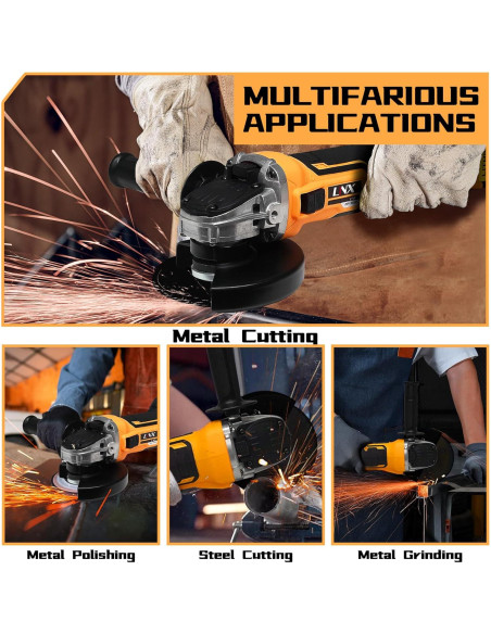 Amoladora Angular Inalámbrica DEWALT 20V 4-1/2" 8500RPM