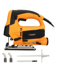 Sierra de vaivén eléctrica Hoteche 800W con guía láser