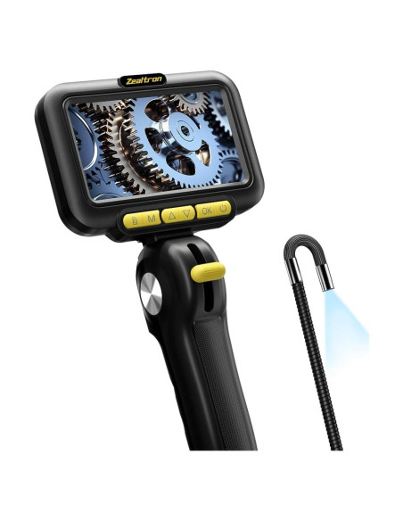 Borescopio Articulado Zealtron 5" HD 1080P con Luz 1.52m