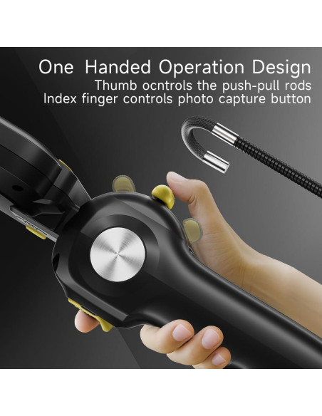 Borescopio Articulado Zealtron 5" HD 1080P con Luz 1.52m