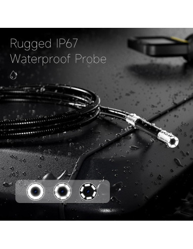 Borescopio Articulado Zealtron 5" HD 1080P con Luz 1.52m