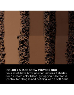 Duo de Polvo para Cejas Sigma Beauty - 2 Tonos Vegano 30g 2