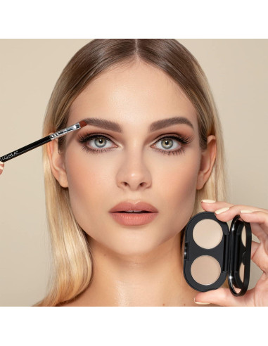 Duo de Polvo para Cejas Sigma Beauty - 2 Tonos Vegano 30g