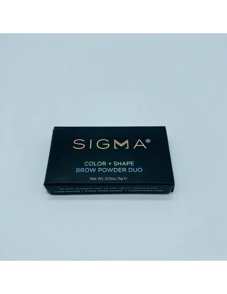 Duo de Polvo para Cejas Sigma Beauty - 2 Tonos Vegano 30g Duo de Polvo para Cejas Sigma Beauty - 2 Tonos Vegano 30g
