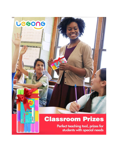 Agarraderas de Lápiz Sensoriales Antiestrés LESONG - Paquete de 24