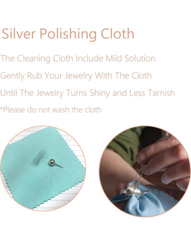 Paño de Limpieza de Joyería BEADNOVA Algodón 10 Piezas