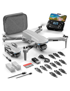 Dron GPS Plegable HHD 4K con Cámara y 52 Min de Vuelo