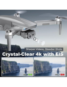 Dron GPS Plegable HHD 4K con Cámara y 52 Min de Vuelo 2