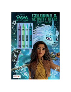 Libro para Colorear Disney Raya y El Último Dragón 48 Páginas