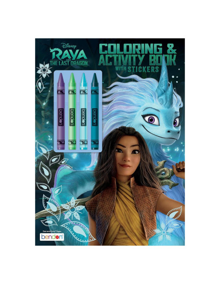 Libro para Colorear Disney Raya y El Último Dragón 48 Páginas Libro para Colorear Disney Raya y El Último Dragón 48 Páginas