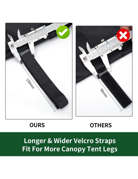 Juego de 4 Bolsas de Arena Inntop 112 lbs para Carpa Exterior