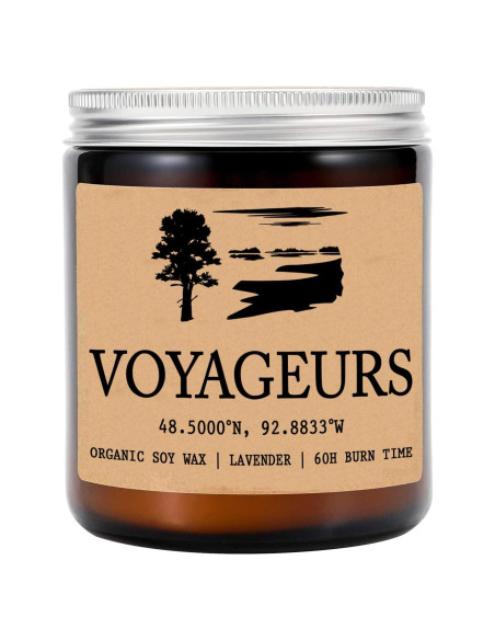 Vela Aromática de Soja Orgánica 8oz - Parque Nacional Voyageurs