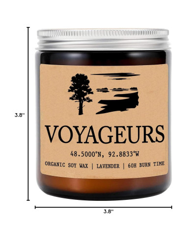 Vela Aromática de Soja Orgánica 8oz - Parque Nacional Voyageurs